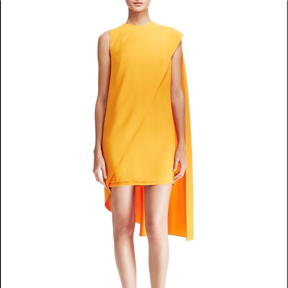 Narcisco Rodriguez crepe draped dress. - Picture 11 of 13